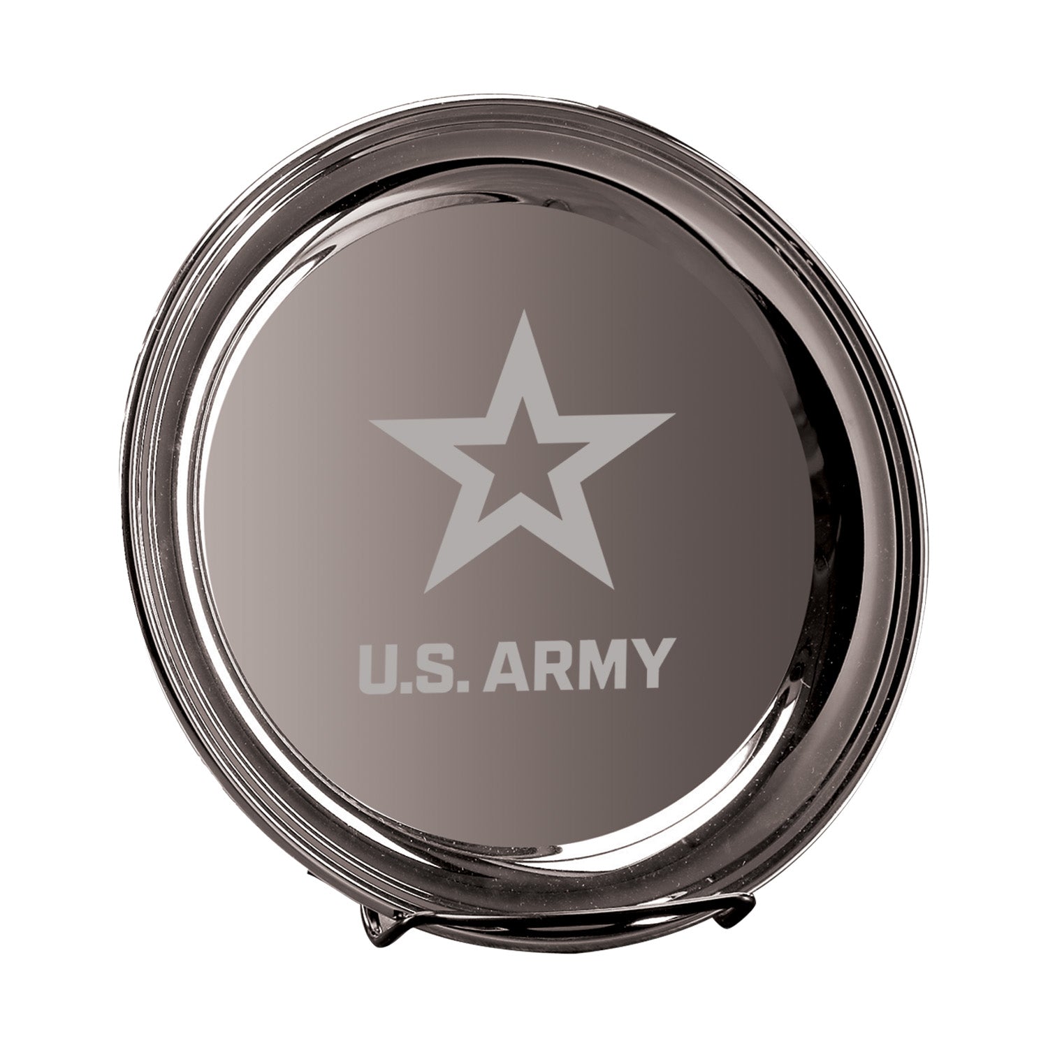 Army Star 10" Silver Plated Commemorative Tray