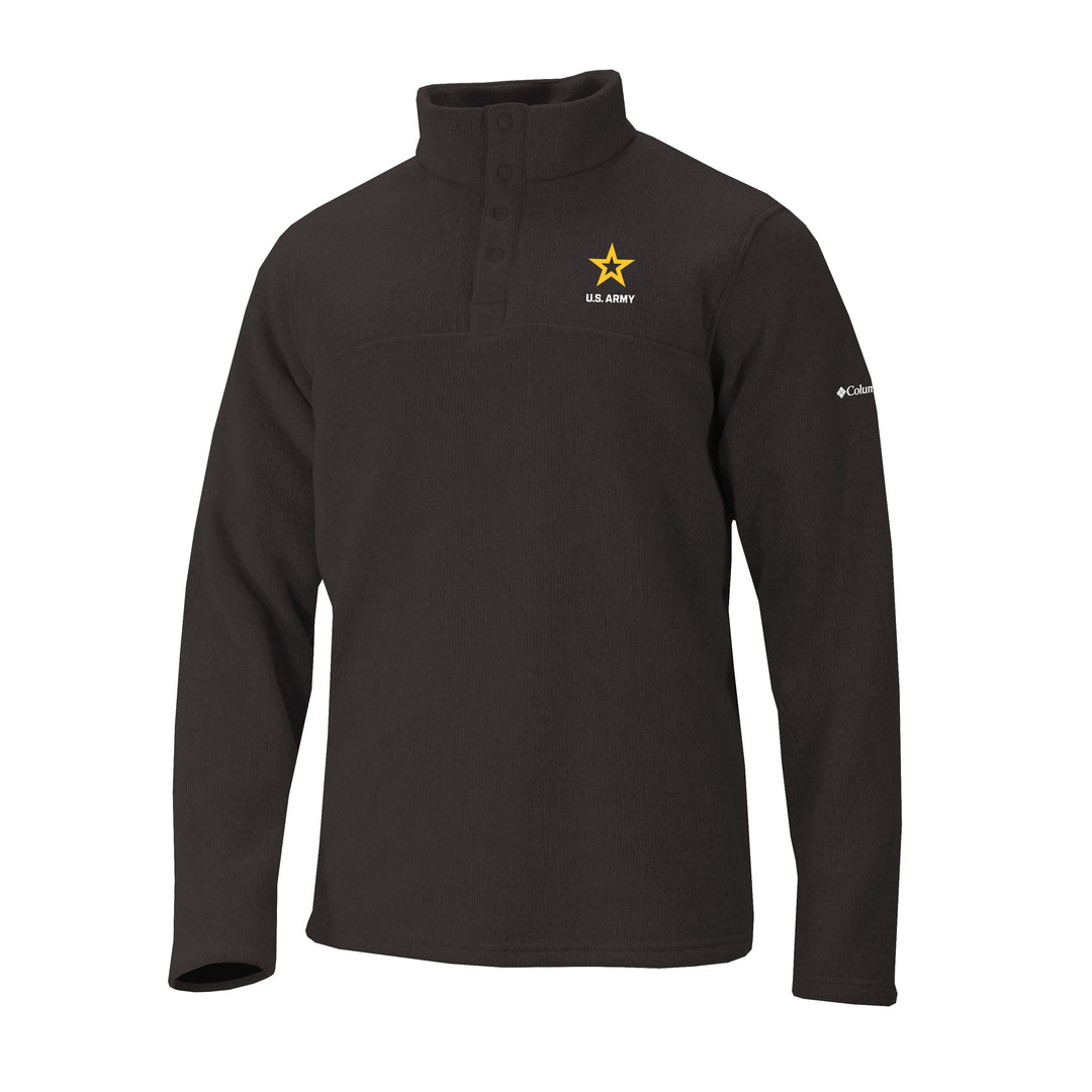 Army Star Columbia Alto Pass Half Snap Pullover (Black)*