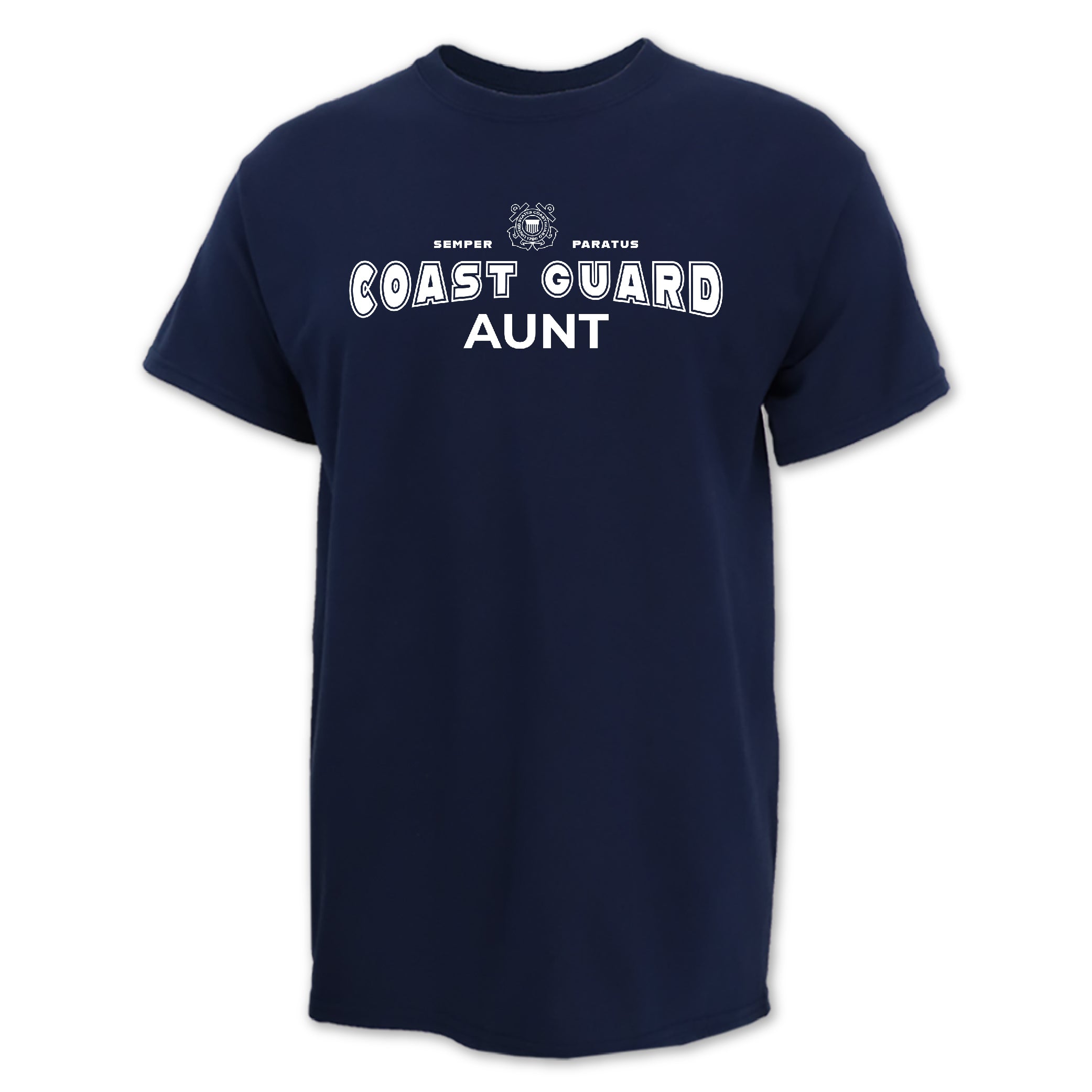 Coast Guard Aunt T-Shirt (Navy)