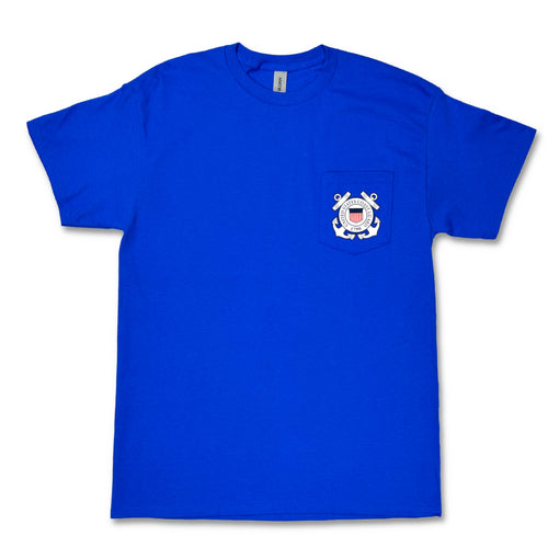 Coast Guard Seal Logo Pocket T-Shirt