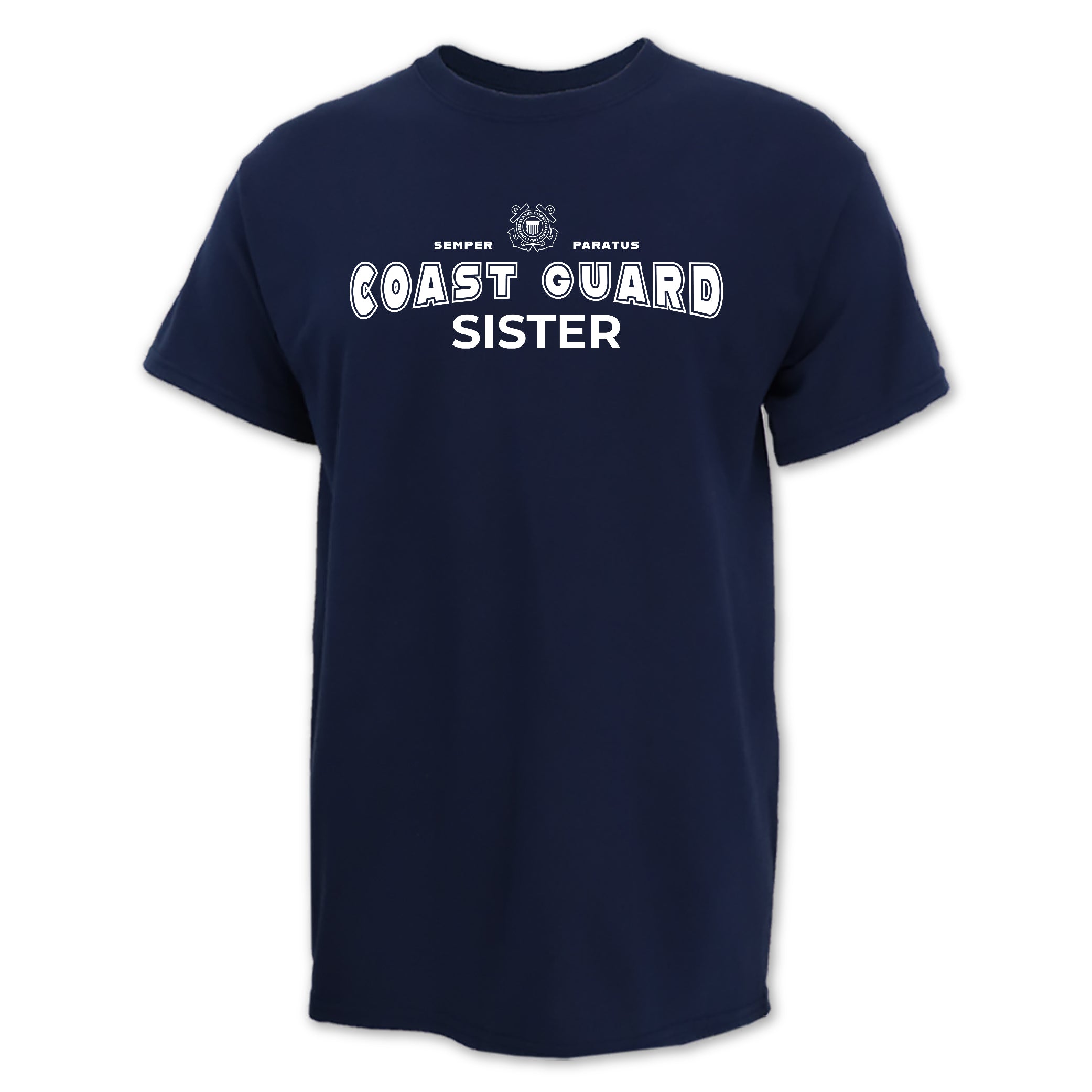 Coast Guard Sister T-Shirt (Navy)