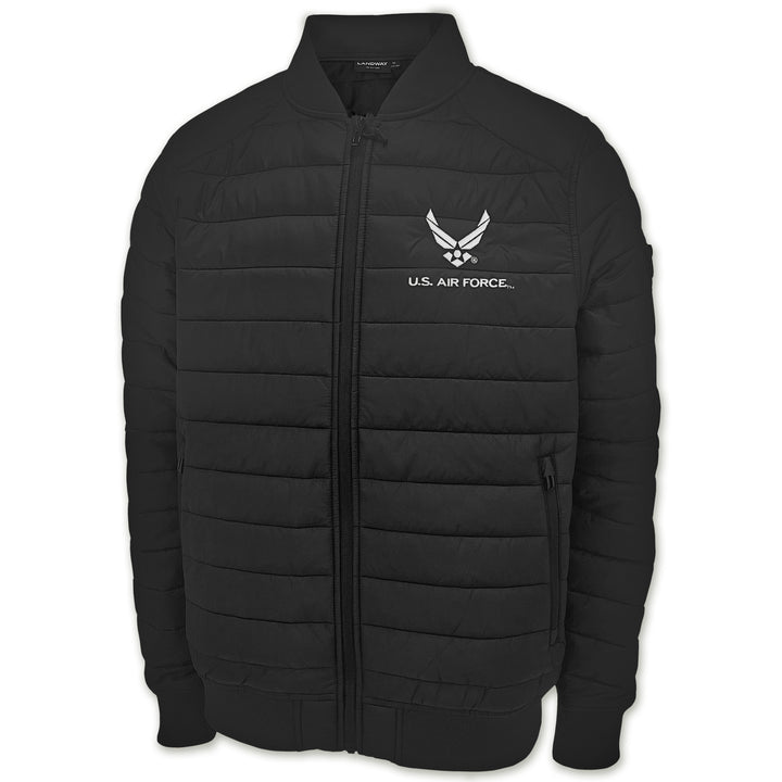 Air Force Wings Paradox Polyloft Bomber Jacket (Black)