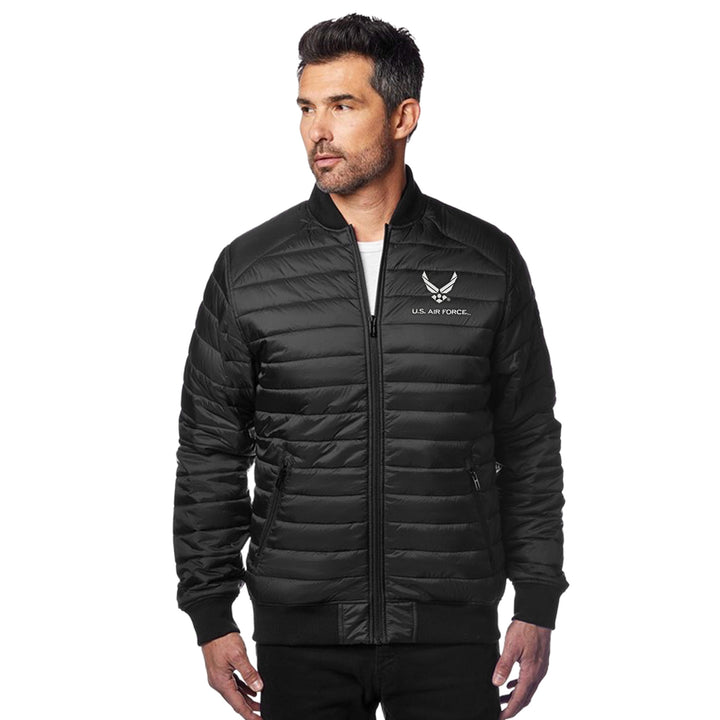 Air Force Wings Paradox Polyloft Bomber Jacket (Black)