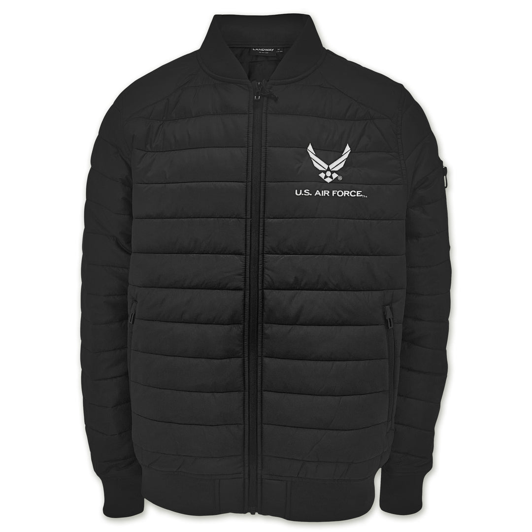 Air Force Wings Paradox Polyloft Bomber Jacket (Black)