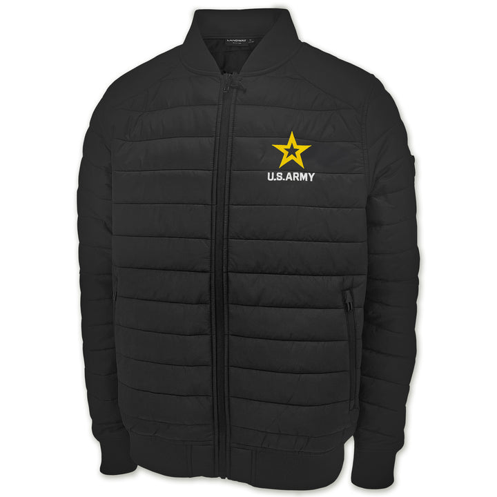 Army Star Paradox Polyloft Bomber Jacket (Black)