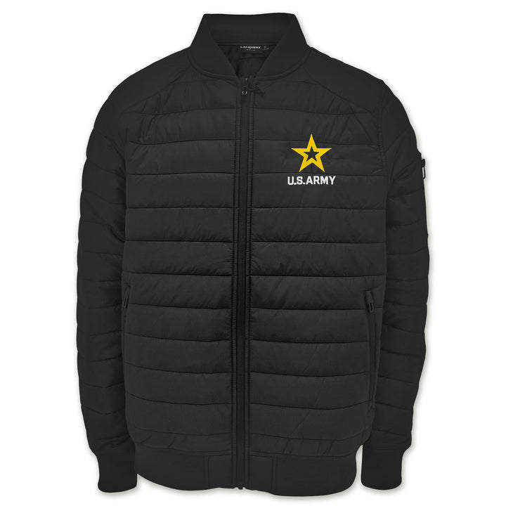 Army Star Paradox Polyloft Bomber Jacket (Black)