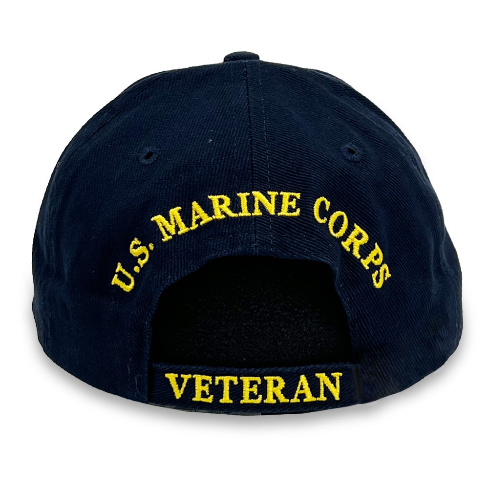 Marine Veteran Wreath Hat (Navy)