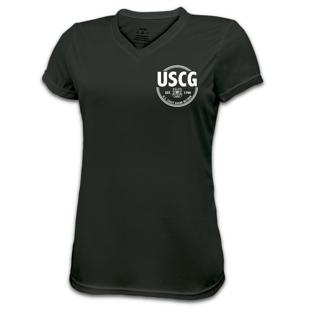 Coast Guard Ladies Retired Performance T-Shirt