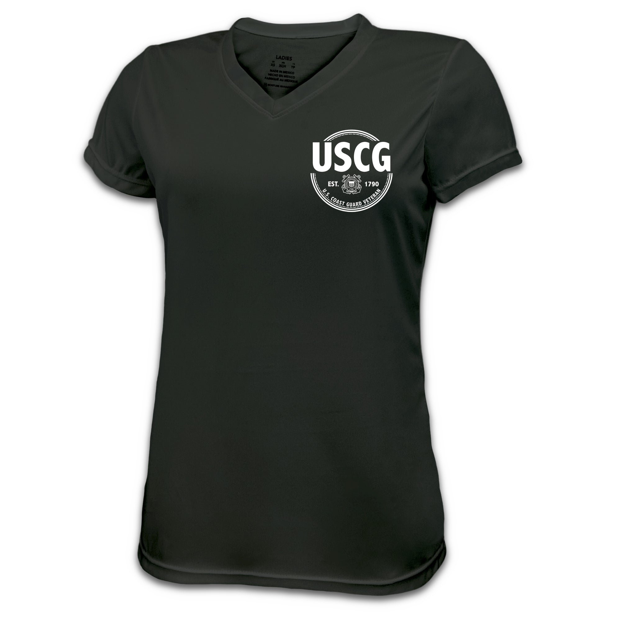 Coast Guard Ladies Veteran Performance T-Shirt