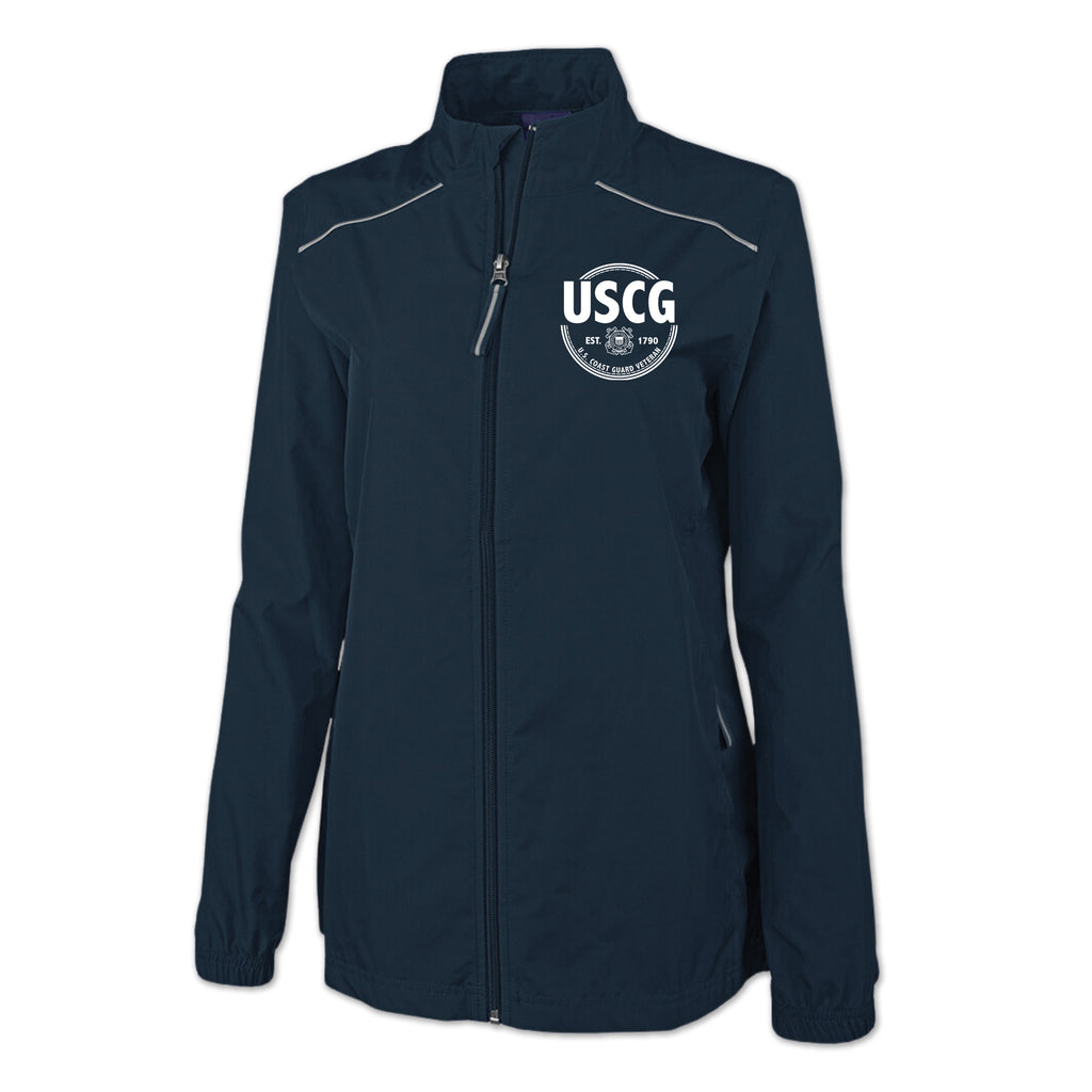 Coast Guard Ladies Veteran Pack-N-No Reflective Jacket