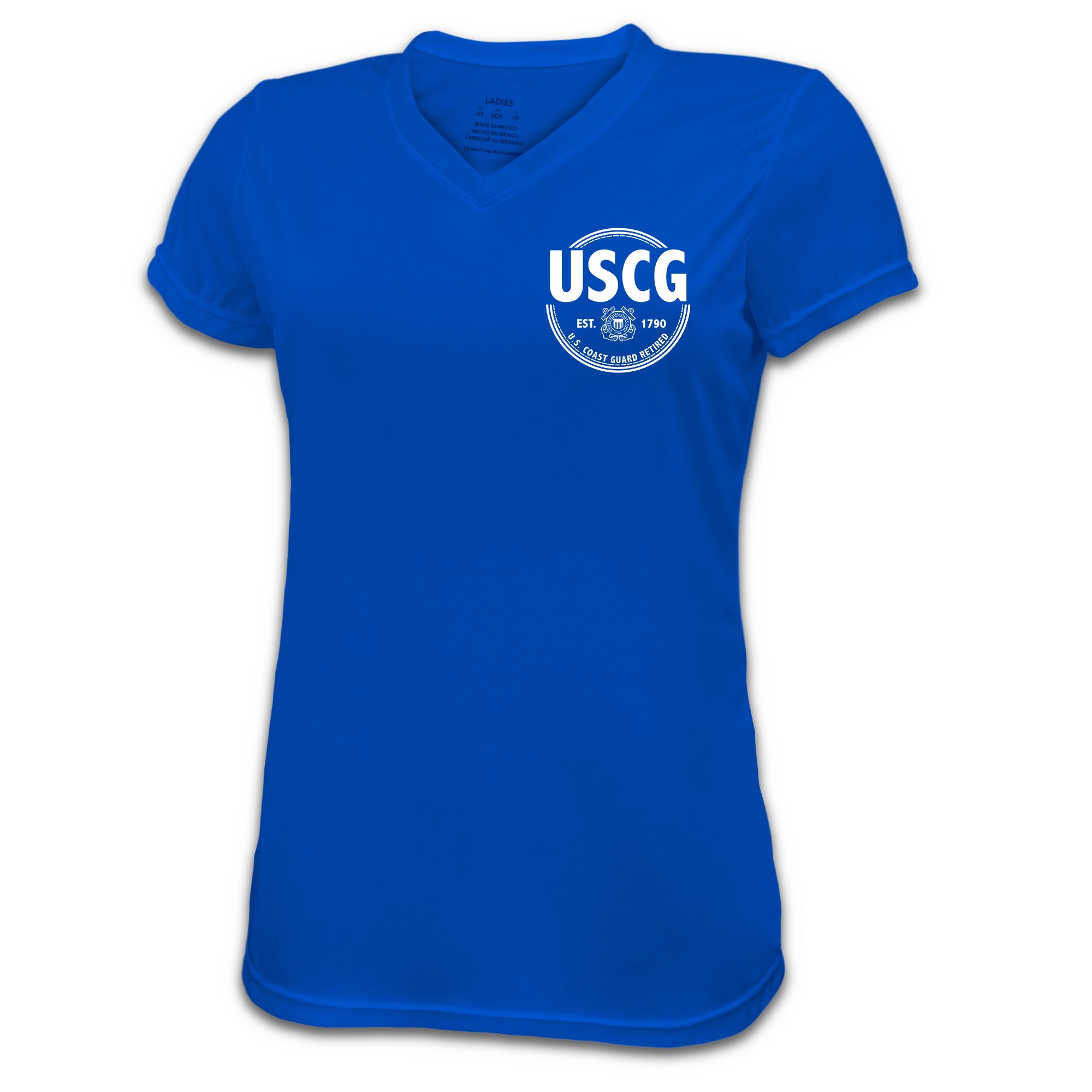 Coast Guard Ladies Retired Performance T-Shirt