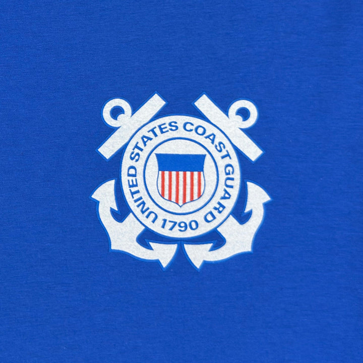 Coast Guard Forged in Battle T-Shirt (Royal)