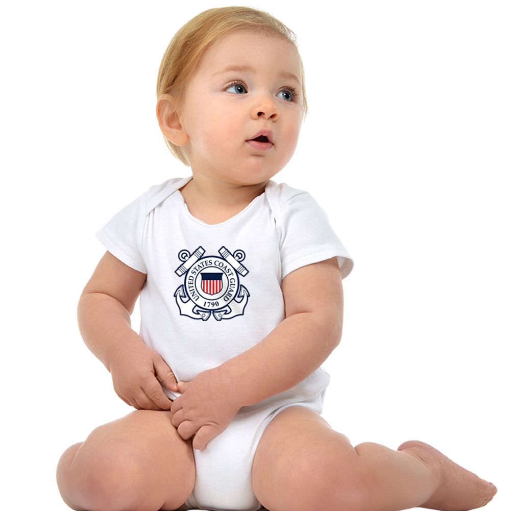 Coast Guard Seal Logo Infant Romper