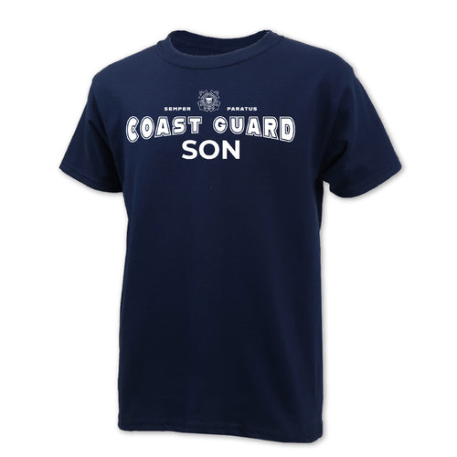 Coast Guard Son Youth T-Shirt (Navy)