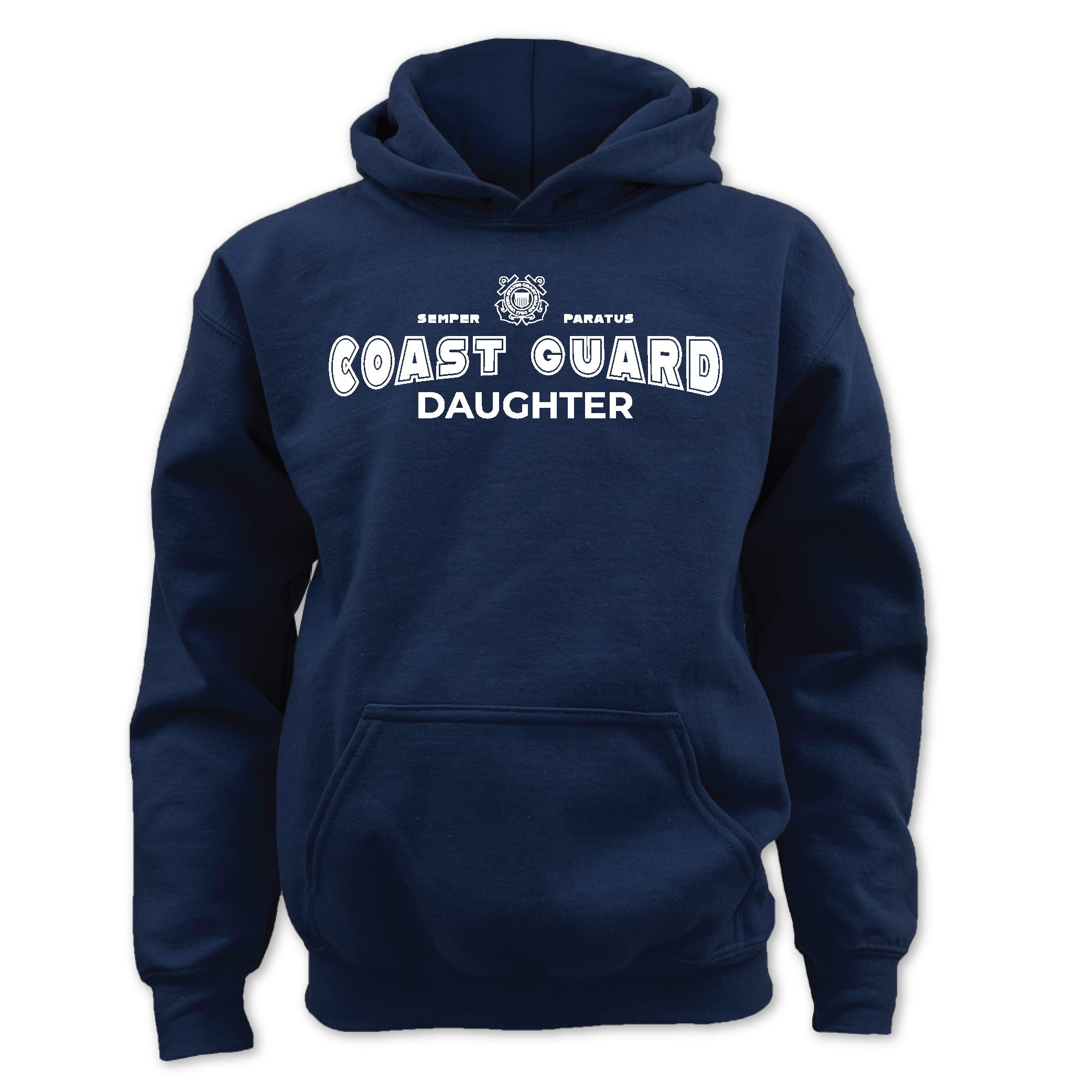 Coast Guard Daughter Youth Hood (Navy)