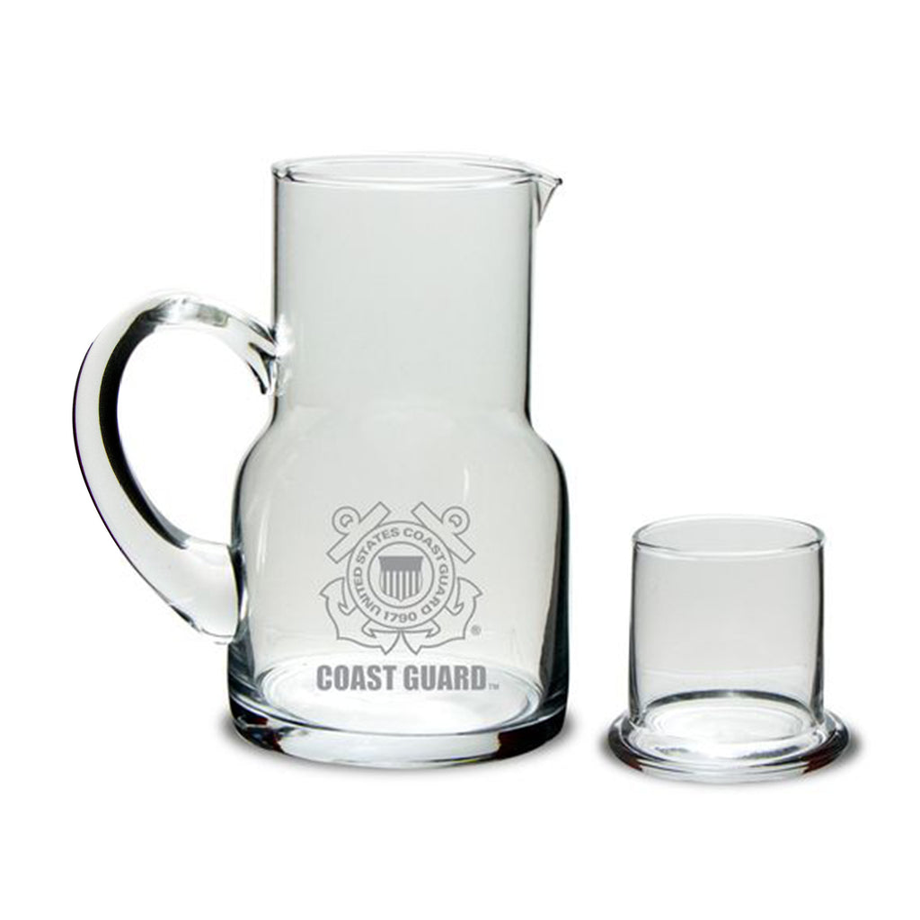 Coast Guard Seal 28oz Executive Water Carafe