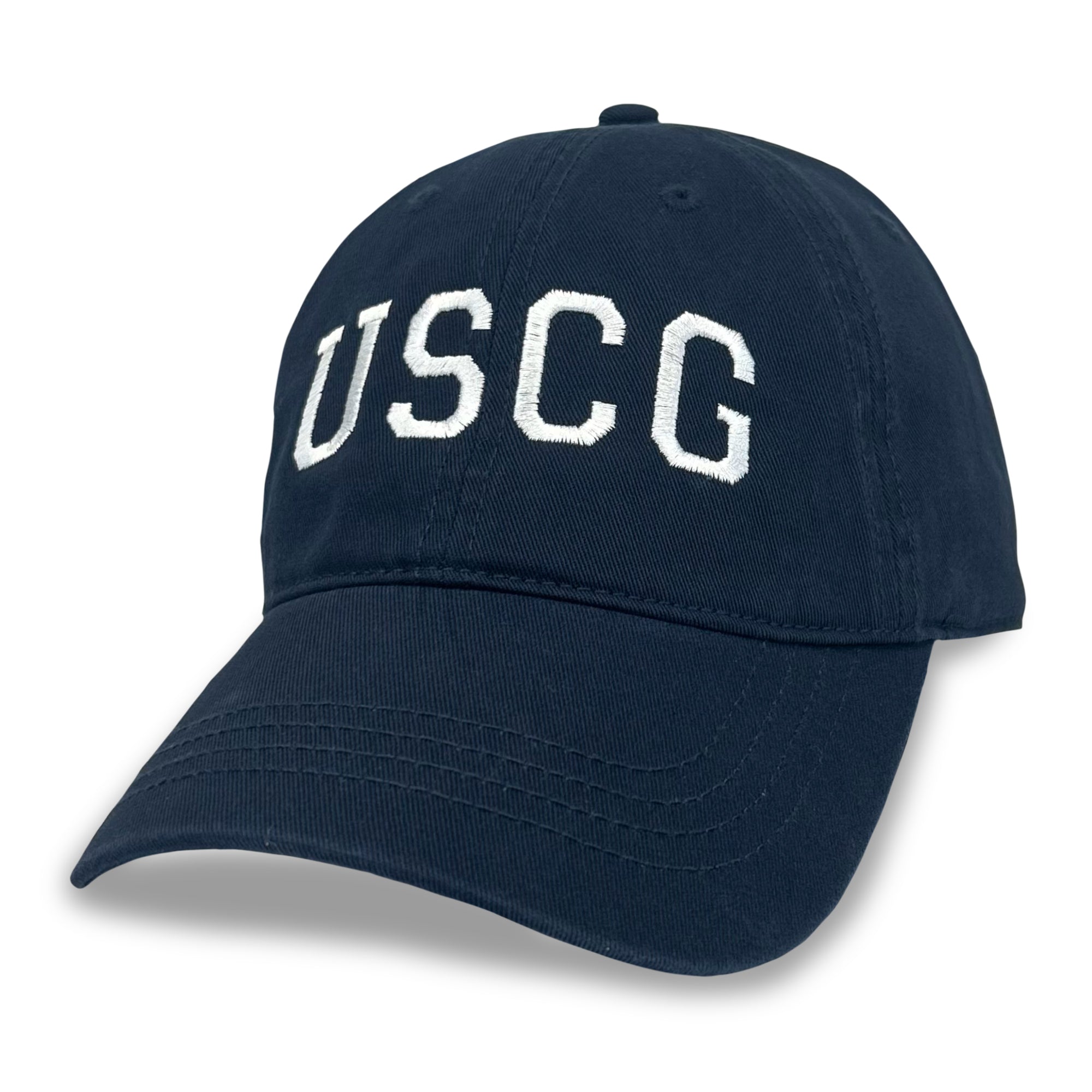 USCG Arch Relaxed Fit Hat (Navy/White)