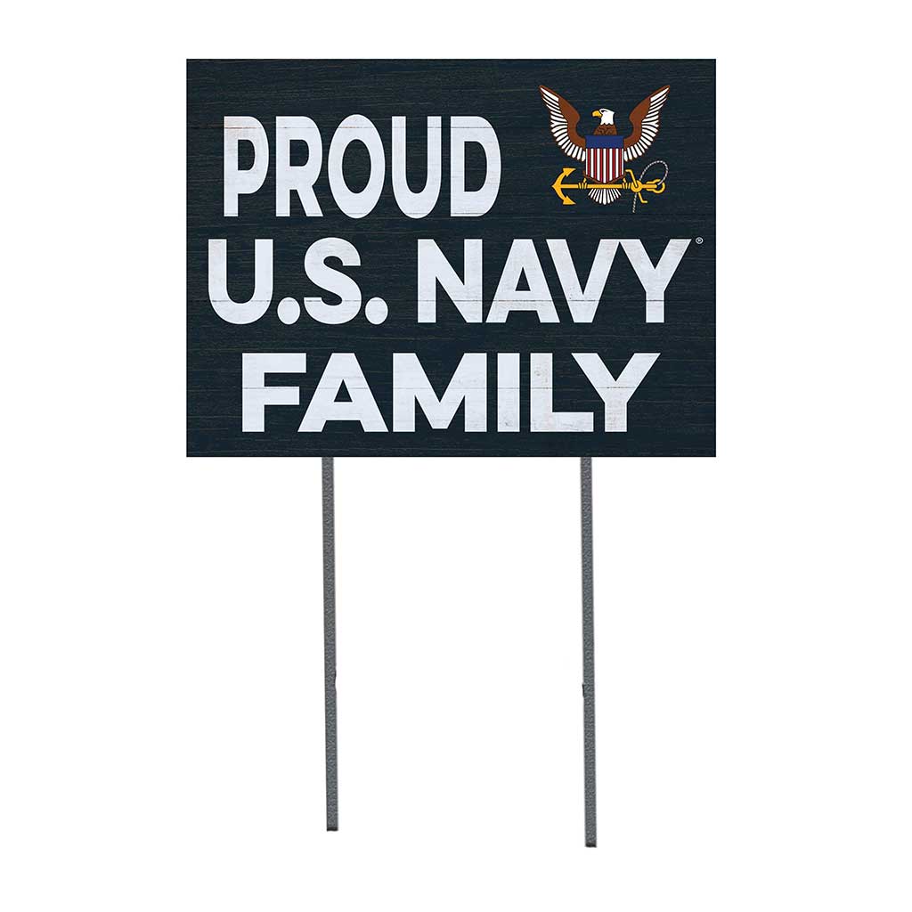 Proud Navy Family Lawn Sign (18x24)