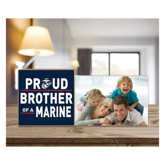 Marines Floating Picture Frame Military Proud Brother