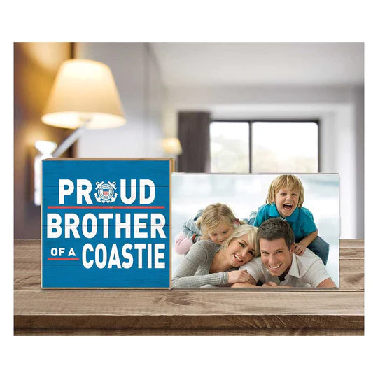 Coast Guard Floating Picture Frame Military Proud Brother