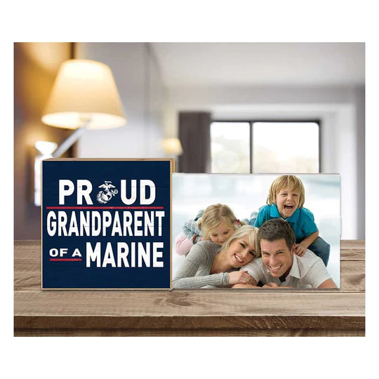 Marines Floating Picture Frame Military Proud Grandparent