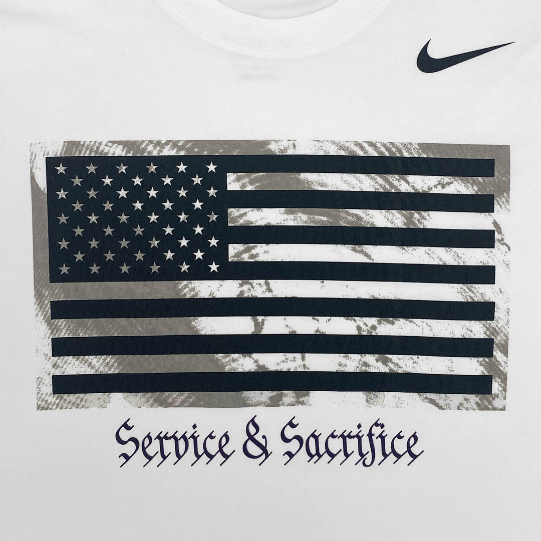 Army Nike 2025 Rivalry Service & Sacrifice Dri-Fit Cotton T-Shirt (White)