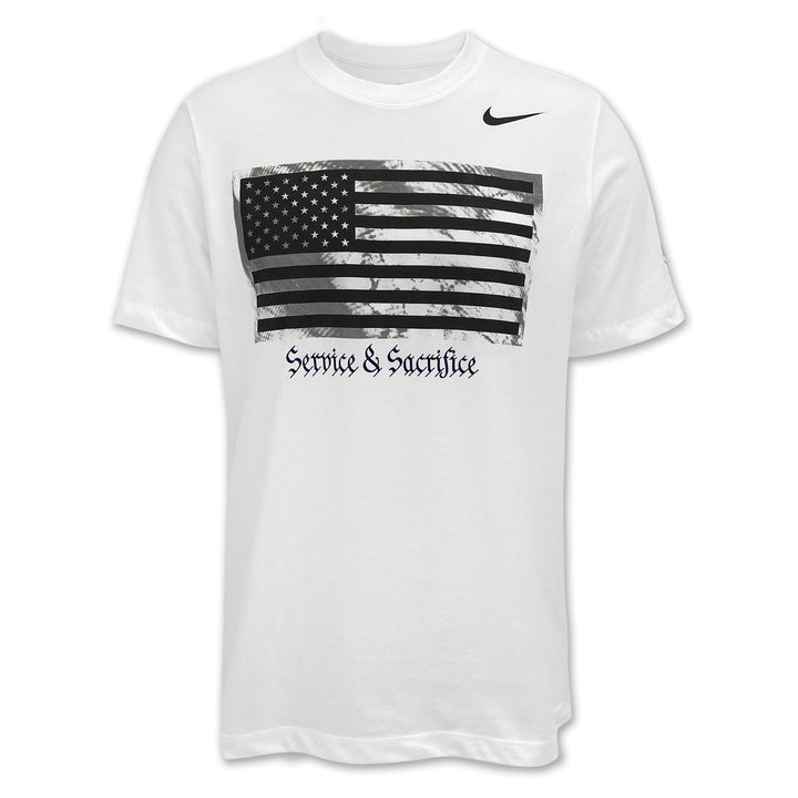 Army Nike 2025 Rivalry Service & Sacrifice Dri-Fit Cotton T-Shirt (White)