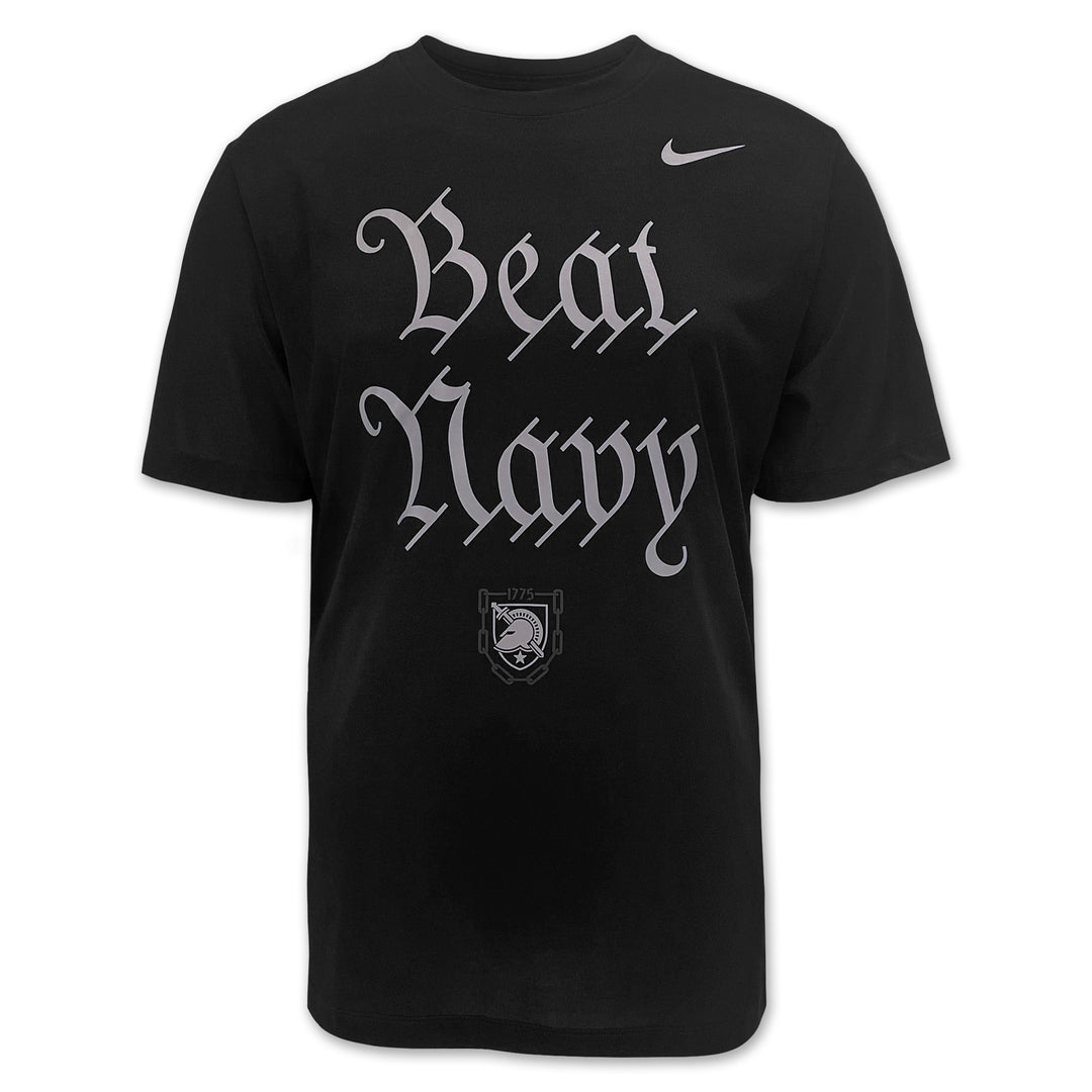 Army Nike 2025 Rivalry Beat Navy Dri-Fit Legend T-Shirt (Black)