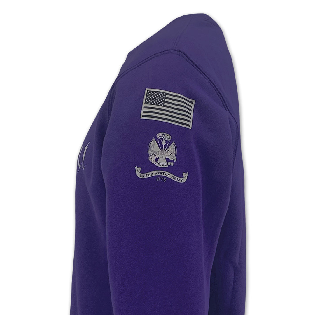 Army Nike 2025 Rivalry West Point Club Fleece Crewneck (Purple)