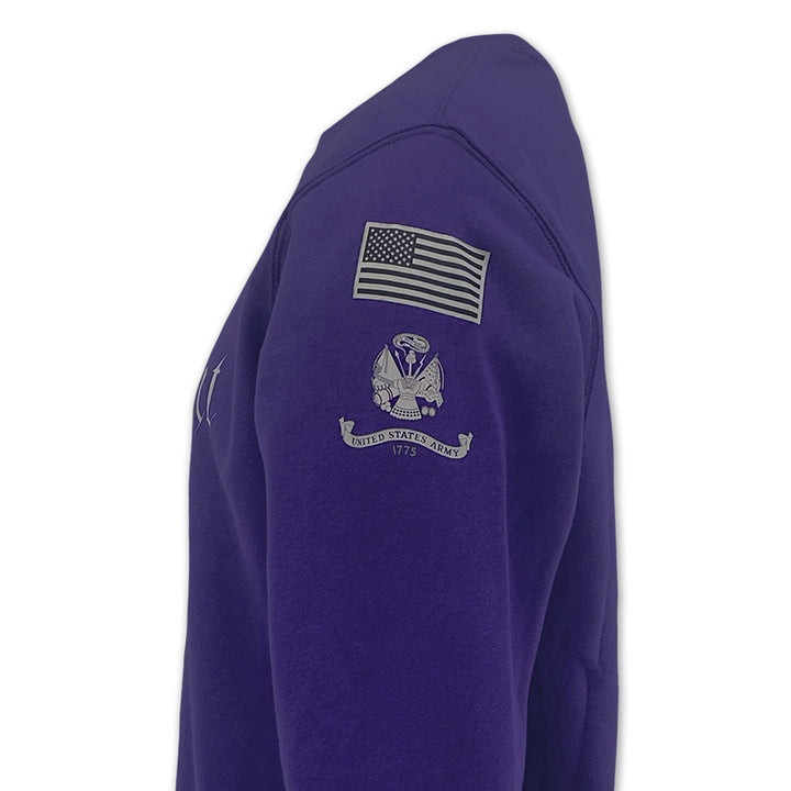 Army Nike 2025 Rivalry West Point Club Fleece Crewneck (Purple)