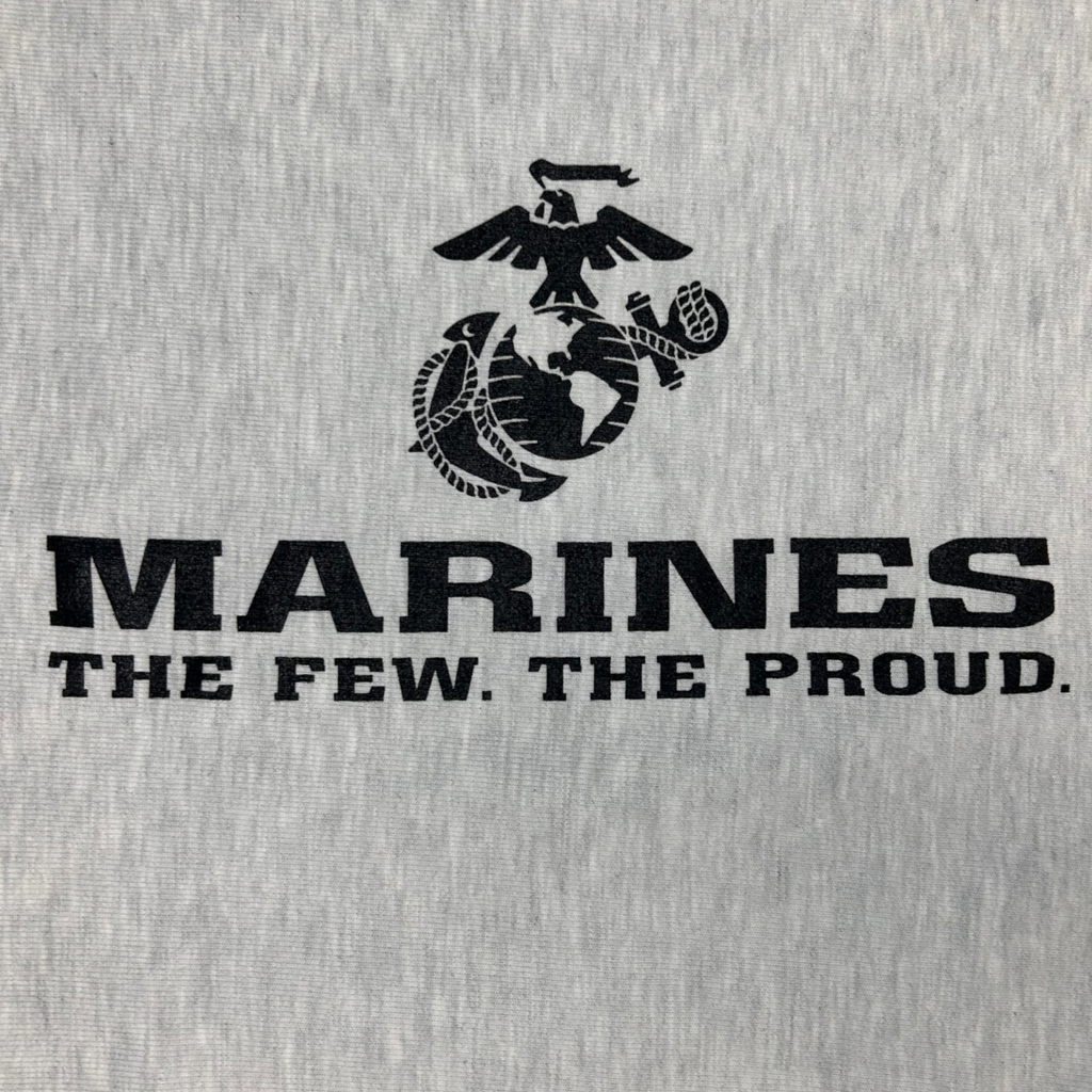 Marines EGA Champion Reverse Weave Crewneck (Ash)