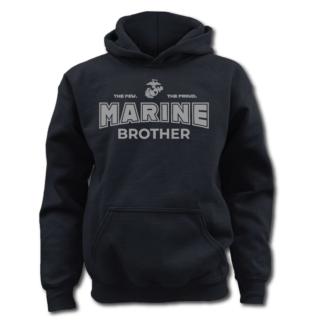 Marines Brother Youth Hood (Black)