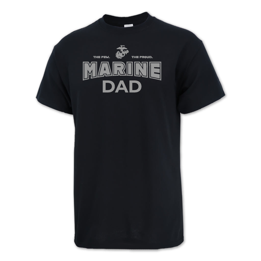 Marines Dad T-Shirt (Black)