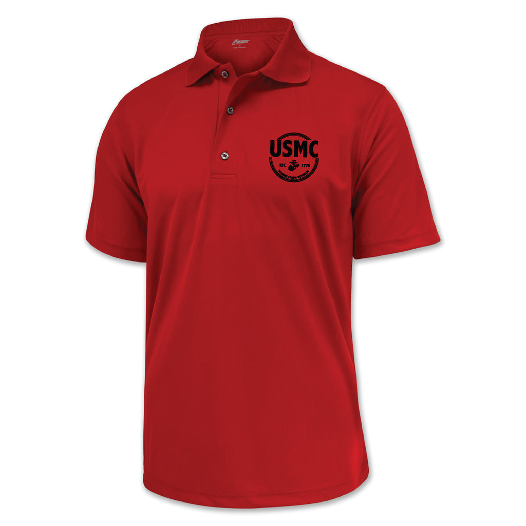 Marines Veteran Performance Polo