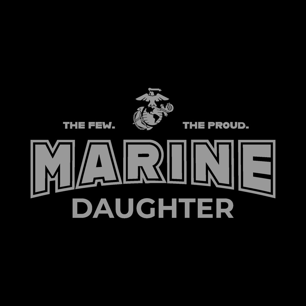 Marines Daughter Hood (Black)