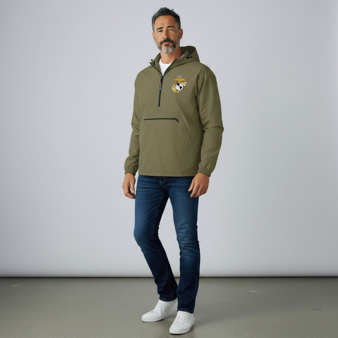 Marines EGA Pack-N-Go Pullover