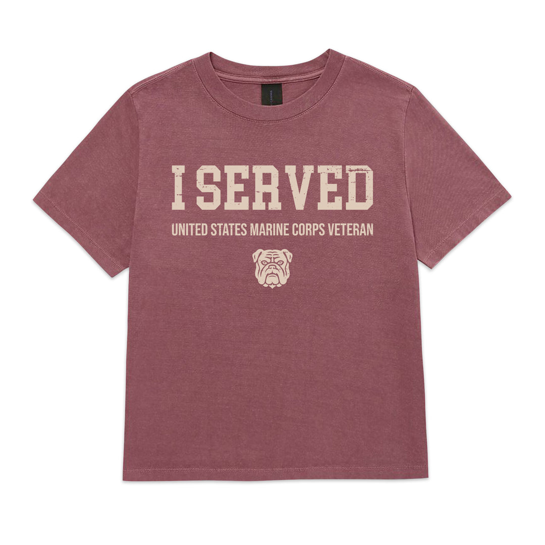 Marines Women's I Served T-Shirt