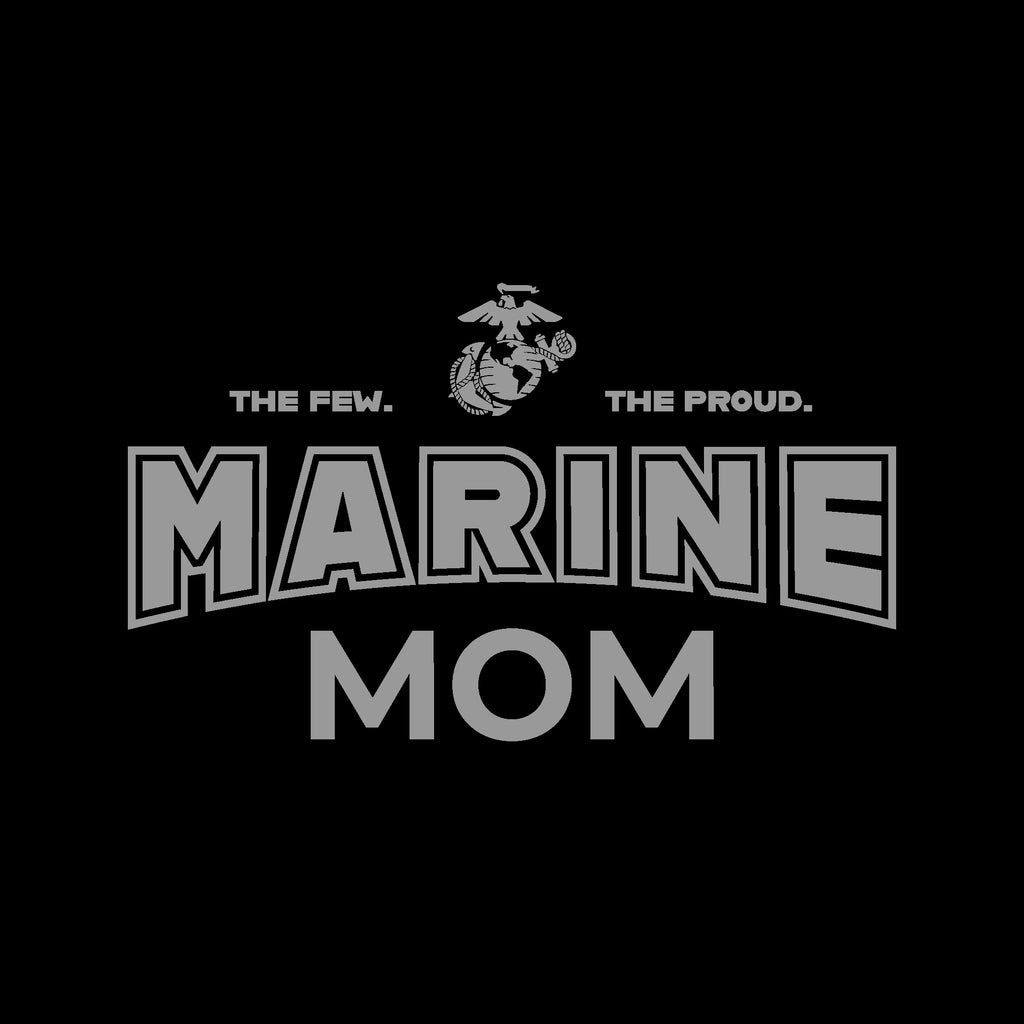 Marines Mom T-Shirt (Black)