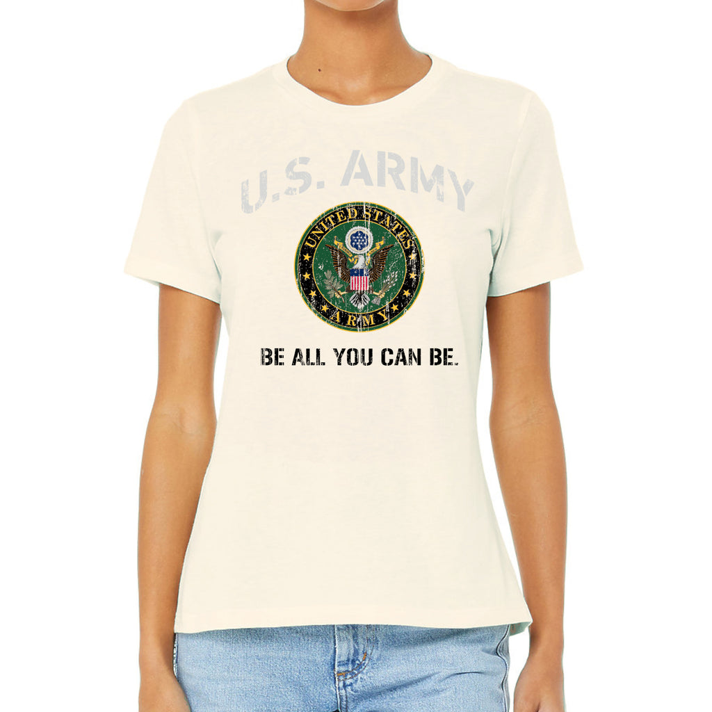 Army Ladies Vintage T-Shirt (Heather Natural)