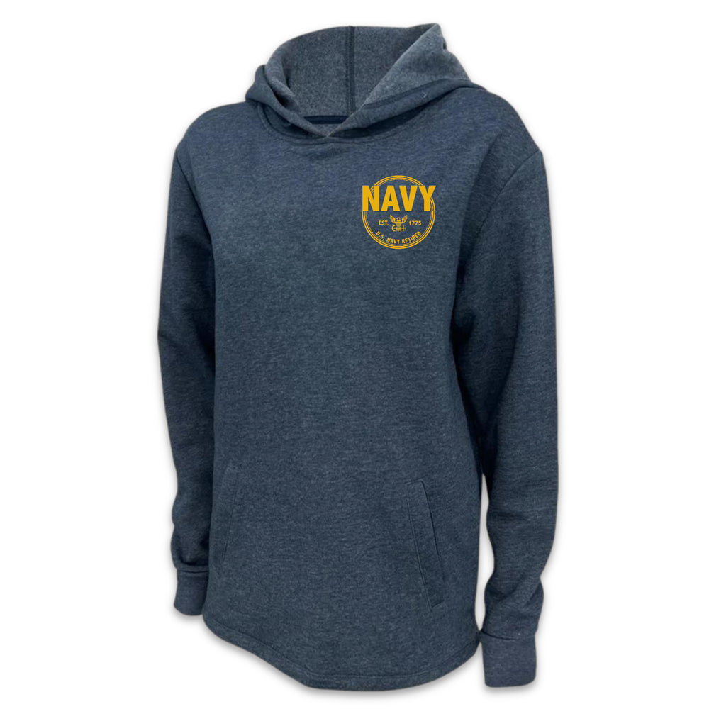 Navy Retired Unisex Hood