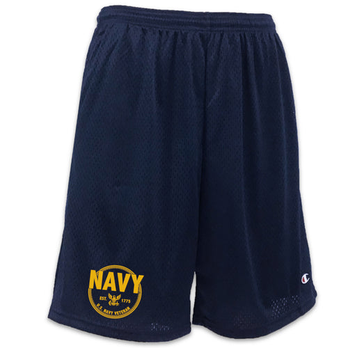 Navy Veteran Mesh Short