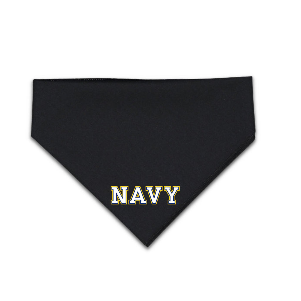 Navy Block Dog Bandana