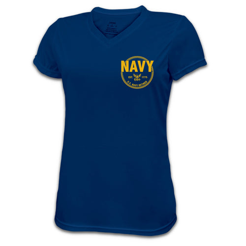 Navy Ladies Retired Performance T-Shirt