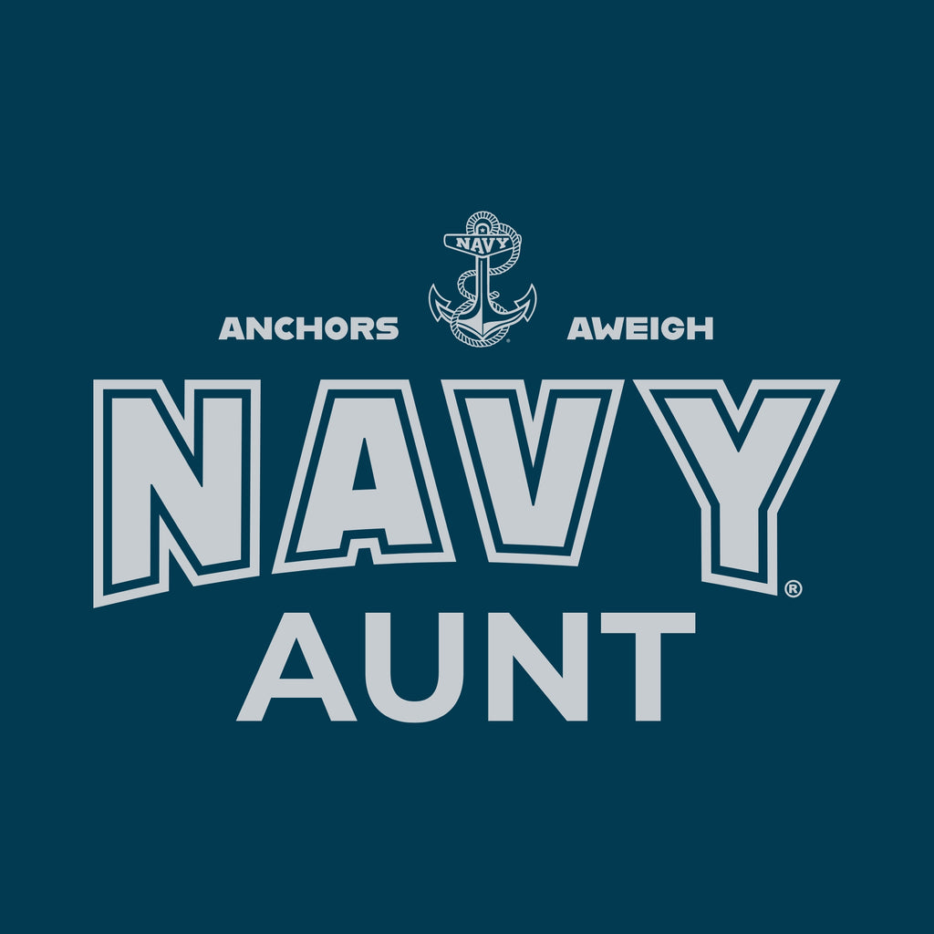 Navy Aunt Ladies Crewneck (Navy)