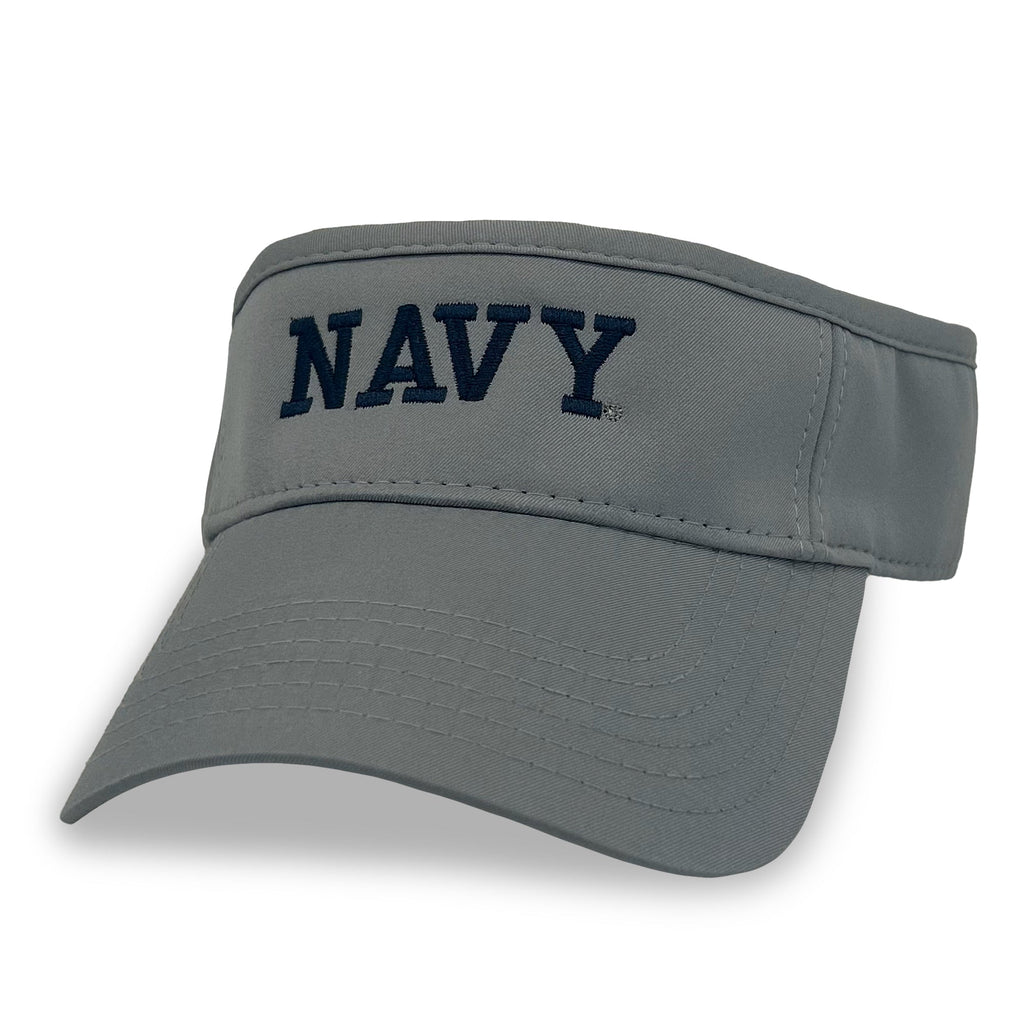 Navy Cool Fit Performance Visor (Grey)