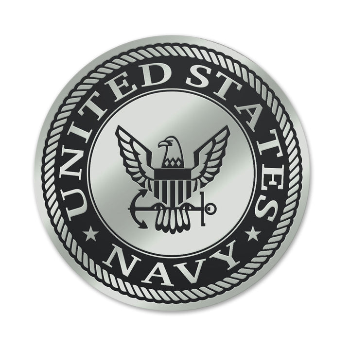 Navy Eagle Chrome Emblem