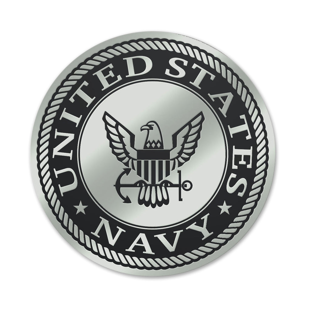 Navy Eagle Chrome Emblem