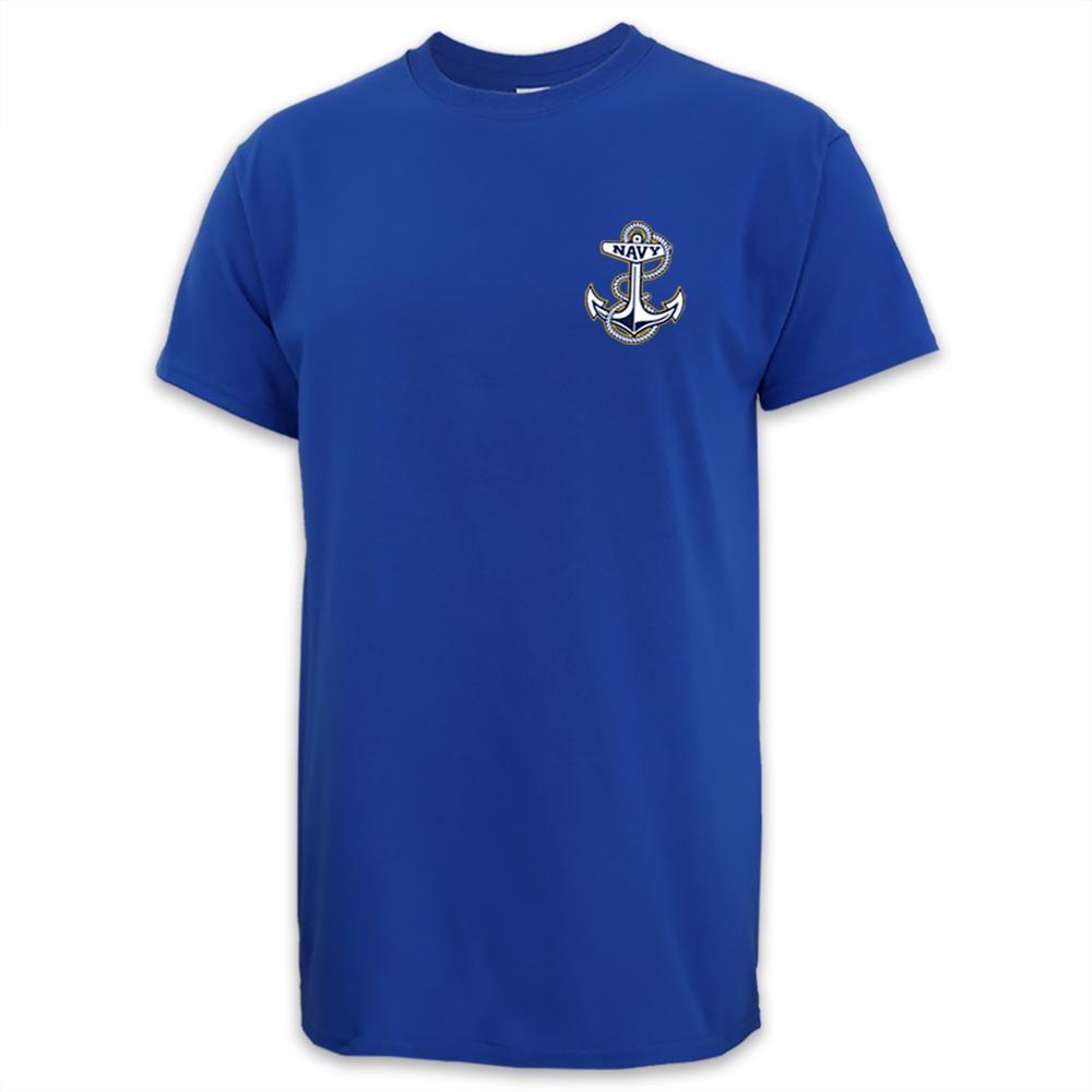 Navy Anchor Logo T-Shirt