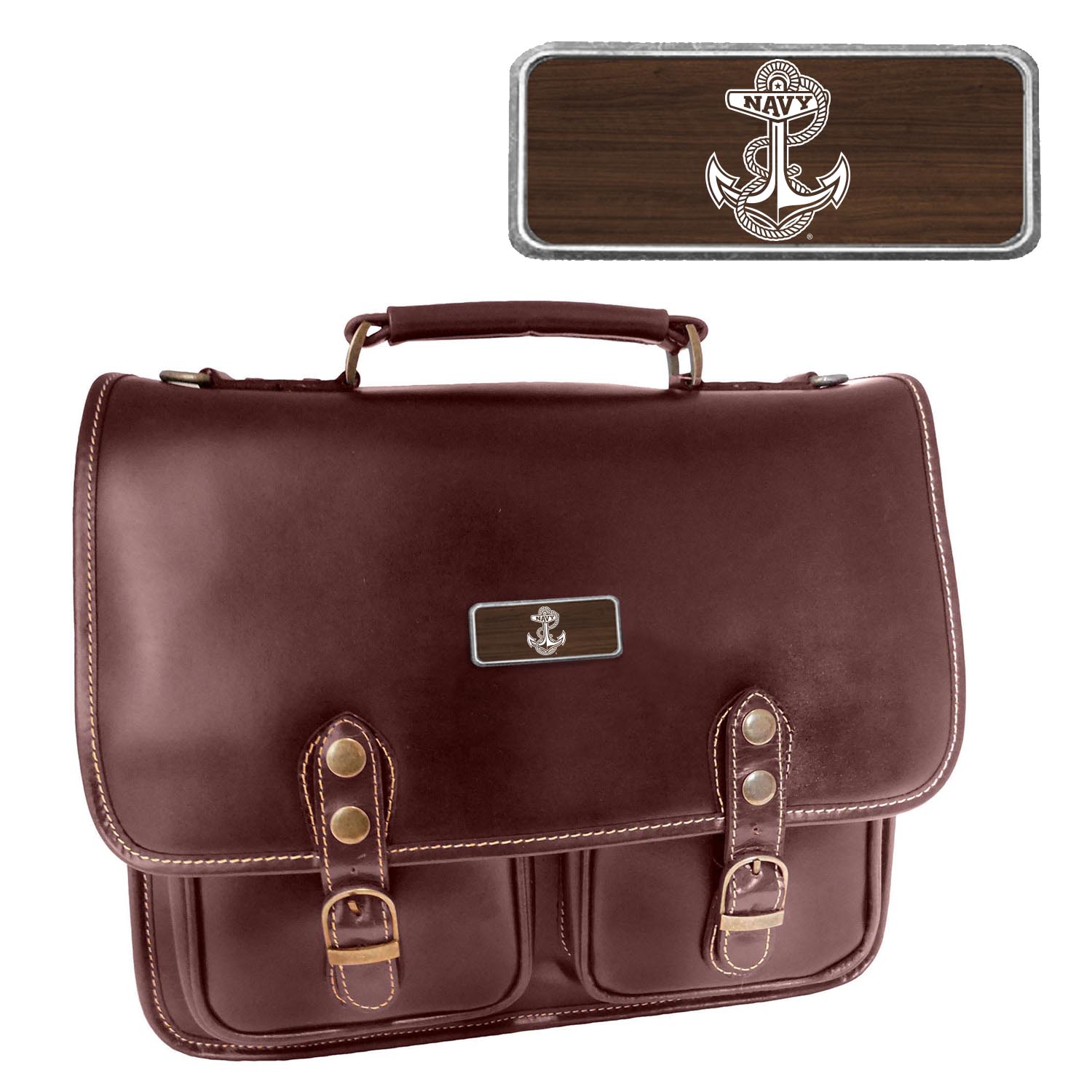 Navy Sabino Canyon Briefcase (Brown)*