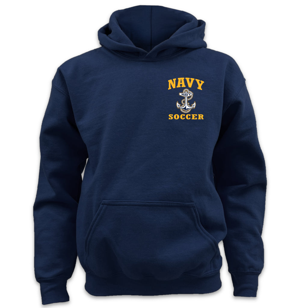 Navy Youth Anchor Soccer Hood